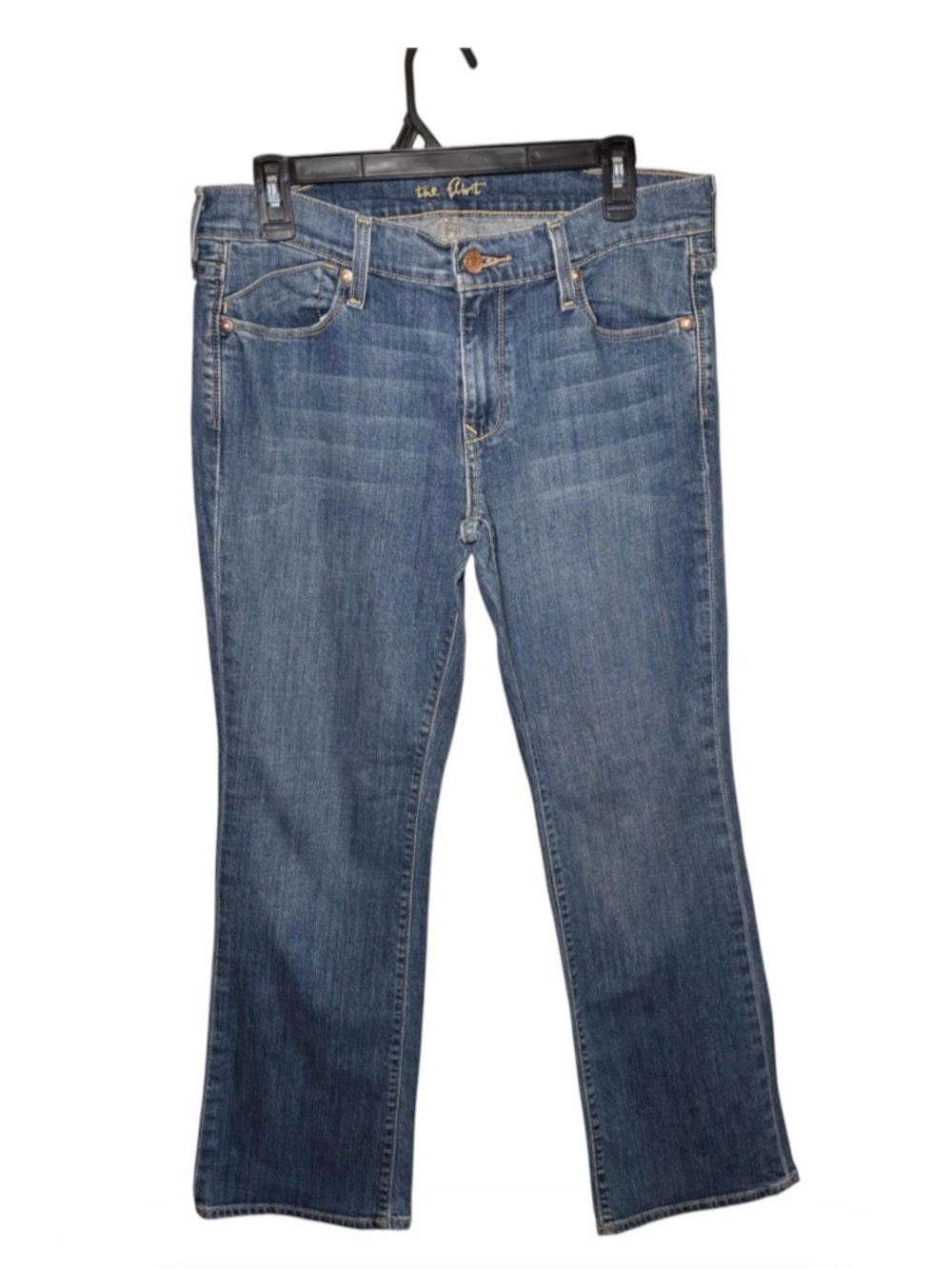 The Flirt Women's Bootcut Jeans in Medium Blue Wash Size 8 Short